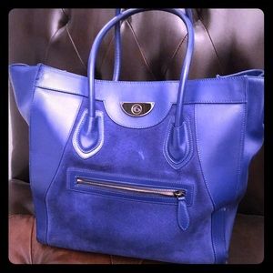 Blue Suede 6-Pack Fitness purse/tote 👜